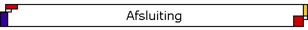 Afsluiting